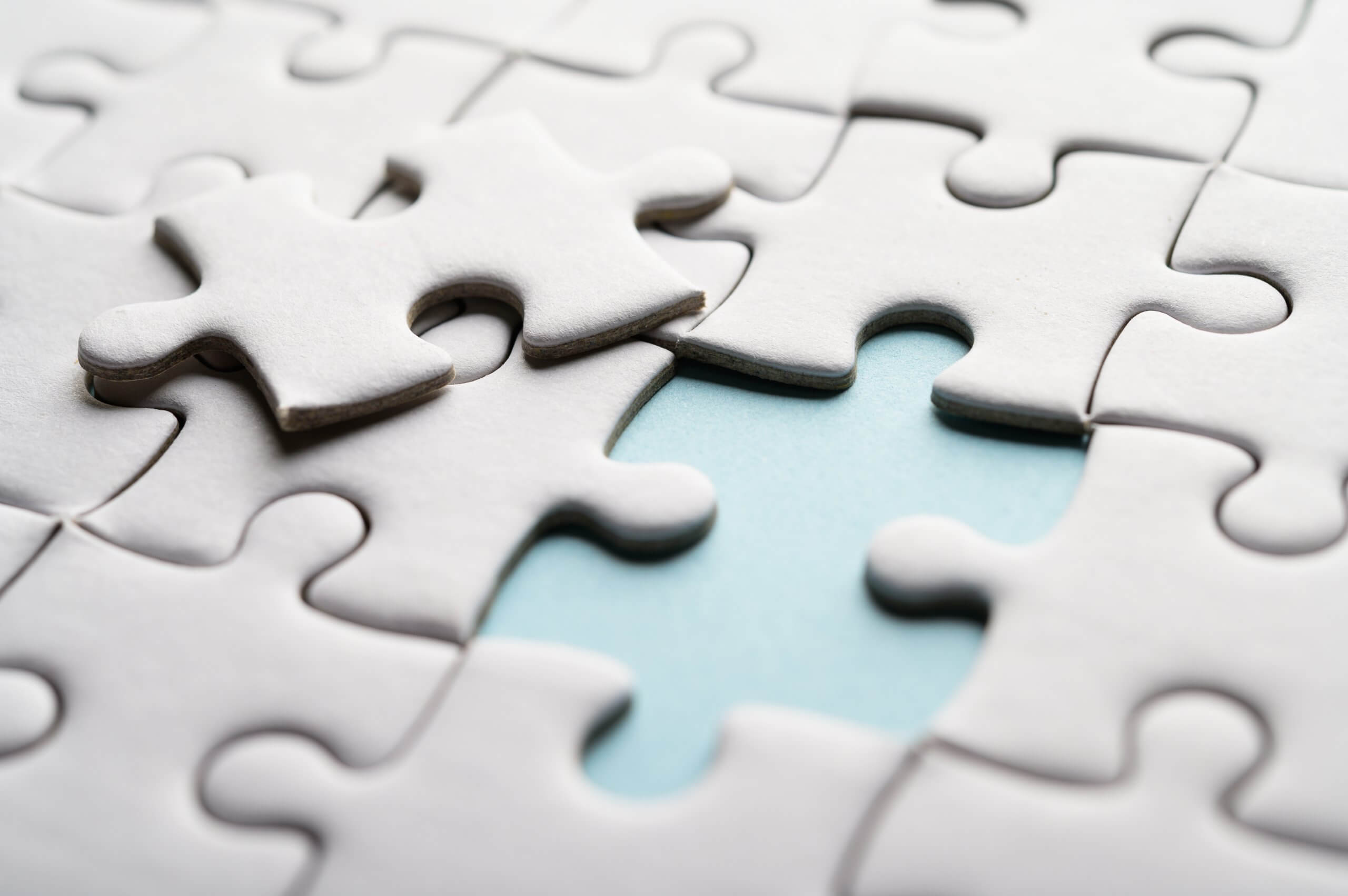 Jigsaw puzzle with missing piece. Missing puzzle pieces – ContactCenter4ALL